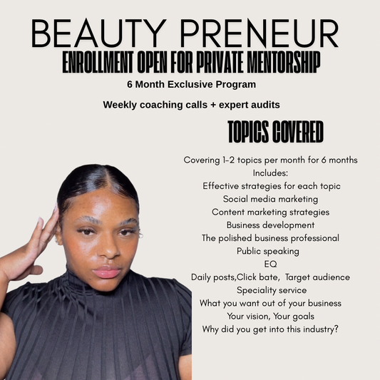 3 Month Business Mentorship